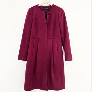 ANN TAYLOR Spring/Fall plum Long Trench Size 4